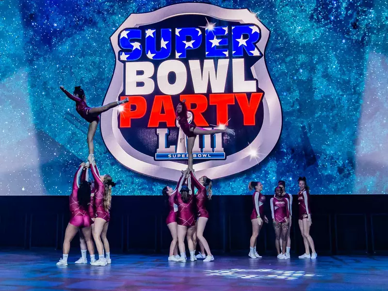 Die grösste Super Bowl Party in der Samsung Hall in Zürich 2019