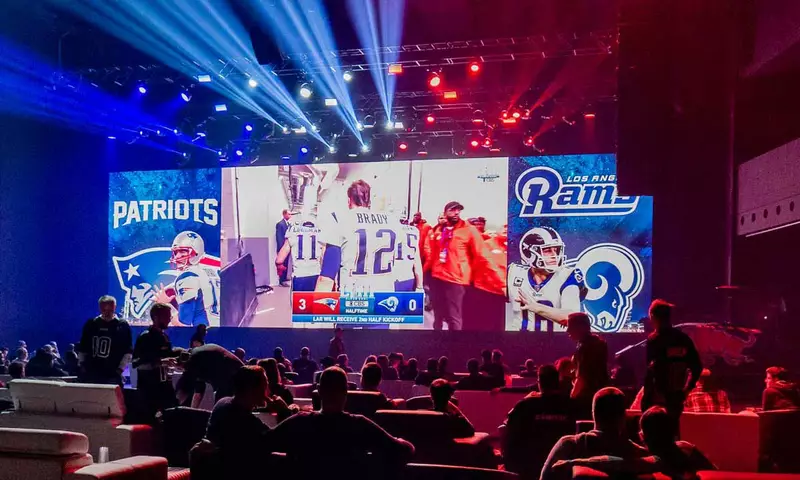 Die grösste Super Bowl Party in der Samsung Hall in Zürich 2019